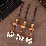 Maxbell Buddha Statue Hanging Ornament Doors Automotive Car Rearview Mirror Pendant