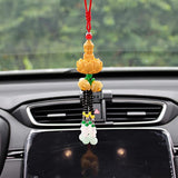 Maxbell Buddha Statue Hanging Ornament Doors Automotive Car Rearview Mirror Pendant