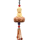Maxbell Buddha Statue Hanging Ornament Doors Automotive Car Rearview Mirror Pendant
