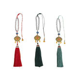 Maxbell Cars Rearview Mirror Pendant Enamel Charms Door Wall Window Hanging Ornament Red