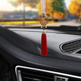 Maxbell Cars Rearview Mirror Pendant Enamel Charms Door Wall Window Hanging Ornament Red