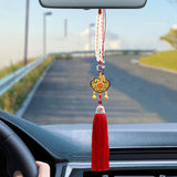 Maxbell Cars Rearview Mirror Pendant Enamel Charms Door Wall Window Hanging Ornament Red