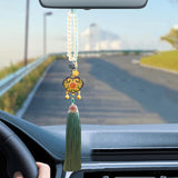 Maxbell Cars Rearview Mirror Pendant Enamel Charms Door Wall Window Hanging Ornament Green