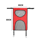 Maxbell Dog Car Net Barrier Car Divider Easy to Install Vehicle Travel Car Dog Fence red