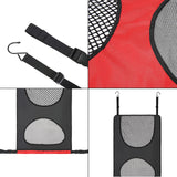 Maxbell Dog Car Net Barrier Car Divider Easy to Install Vehicle Travel Car Dog Fence red