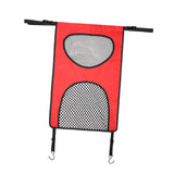Maxbell Dog Car Net Barrier Car Divider Easy to Install Vehicle Travel Car Dog Fence red