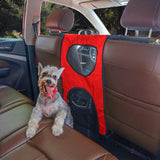 Maxbell Dog Car Net Barrier Car Divider Easy to Install Vehicle Travel Car Dog Fence red
