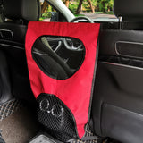 Maxbell Dog Car Net Barrier Car Divider Easy to Install Vehicle Travel Car Dog Fence red