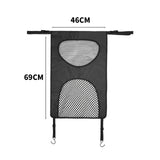 Maxbell Dog Car Net Barrier Car Divider Easy to Install Vehicle Travel Car Dog Fence black