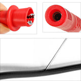 Maxbell 6Pcs Alligator Clips Brass Plated Multimeter Needle Point Back Probe Needles