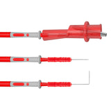 Maxbell 6Pcs Alligator Clips Brass Plated Multimeter Needle Point Back Probe Needles