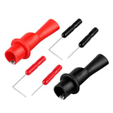 Maxbell 6Pcs Alligator Clips Brass Plated Multimeter Needle Point Back Probe Needles