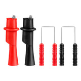 Maxbell 6Pcs Alligator Clips Brass Plated Multimeter Needle Point Back Probe Needles