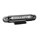 Maxbell Temporary Parking Number Plate Car Phone Number Plate for Buses Parking black