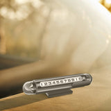 Maxbell Temporary Parking Number Plate Car Phone Number Plate for Buses Parking black