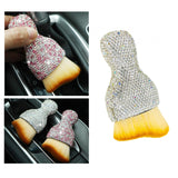 Maxbell Car Interior Detailing Brush Auto Interior Dust Brush for Sofa Keyboard White