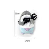Maxbell Cute Car Tissue Box Holder Seat Back Soft Interior Decoration Cartoon Shark