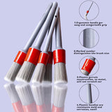 Maxbell 5Pcs Cleaning Tool Truck Auto Tire Foot Mats Dashboard Car Detailing Brushes