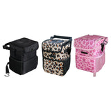 Maxbell Car Trash Can Leakproof Portable with Lid Trash Bin for Suvs Trucks Van Black