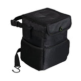 Maxbell Car Trash Can Leakproof Portable with Lid Trash Bin for Suvs Trucks Van Black