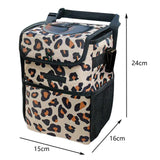 Maxbell Car Trash Can Leakproof Portable with Lid Trash Bin for Suvs Trucks Van Yellow