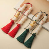 Maxbell Car Rearview Mirror Pendant Feng Shui Charm Gift Easy Installation Dangling