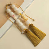 Maxbell Car Rearview Mirror Pendant Feng Shui Charm Gift Easy Installation Dangling