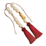 Maxbell Car Rearview Mirror Pendant Feng Shui Charm Gift Easy Installation Dangling