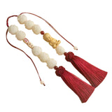 Maxbell Car Rearview Mirror Pendant Feng Shui Charm Gift Easy Installation Dangling