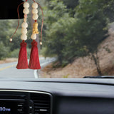 Maxbell Car Rearview Mirror Pendant Feng Shui Charm Gift Easy Installation Dangling