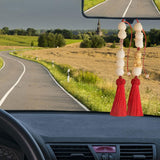 Maxbell Car Rearview Mirror Pendant Feng Shui Charm Gift Easy Installation Dangling