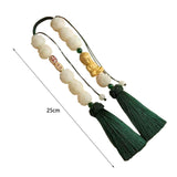 Maxbell Car Rearview Mirror Pendant Feng Shui Charm Gift Easy Installation Dangling