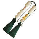 Maxbell Car Rearview Mirror Pendant Feng Shui Charm Gift Easy Installation Dangling