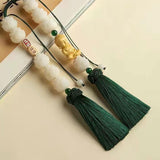 Maxbell Car Rearview Mirror Pendant Feng Shui Charm Gift Easy Installation Dangling