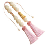 Maxbell Car Rearview Mirror Pendant Feng Shui Charm Gift Easy Installation Dangling