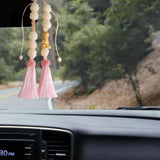 Maxbell Car Rearview Mirror Pendant Feng Shui Charm Gift Easy Installation Dangling