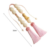 Maxbell Car Rearview Mirror Pendant Feng Shui Charm Gift Easy Installation Dangling