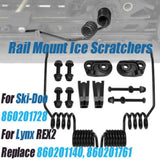 Maxbell Spring Rail Mount Ice Scratchers High Performance 860201140 for Ski-doo