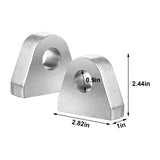 Maxbell 2 Pieces Weld on Tabs Clevis Mounts for Plants Lifting Shackles Tractor