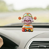 Maxbell Resin Cai Shen Statue 2024 Chinese New Year Decor for Bedroom Bookshelf Good Luck