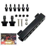 Maxbell 6 Port Boost Accessory 1/8" NPT Vacuum Block Intake Manifolds Kits