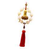 Maxbell Car Rearview Mirror Pendant Versatile Easy to Hang,Feng Shui Tassel Dangling Buddha