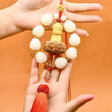 Maxbell Car Rearview Mirror Pendant Versatile Easy to Hang,Feng Shui Tassel Dangling Buddha