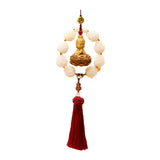 Maxbell Car Rearview Mirror Pendant Versatile Easy to Hang,Feng Shui Tassel Dangling Guanyin