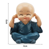 Maxbell 4Pcs Boy Doll Ornament for Decoration Bedroom Ornaments Home Car Decor