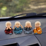 Maxbell 4Pcs Boy Doll Ornament for Decoration Bedroom Ornaments Home Car Decor
