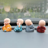 Maxbell 4Pcs Boy Doll Ornament for Decoration Bedroom Ornaments Home Car Decor