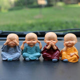 Maxbell 4Pcs Boy Doll Ornament for Decoration Bedroom Ornaments Home Car Decor