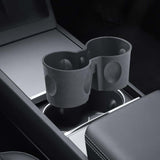 Maxbell Car Center Console Cup Holder Insert Black for Tesla Model 3