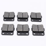 Maxbell 6Pcs Brake Pads 06435-ha5-671 Durable Direct Replace for Honda TRX400EX